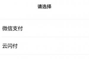 微信小程序啟動(dòng)支持銀聯(lián)云閃付APP灰度測試
